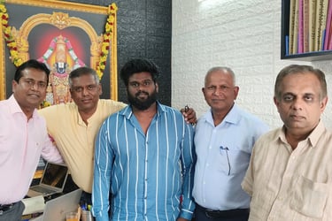 Mr. Sadhanandhan Client Visit - WEARE OCEAN EXPORT 