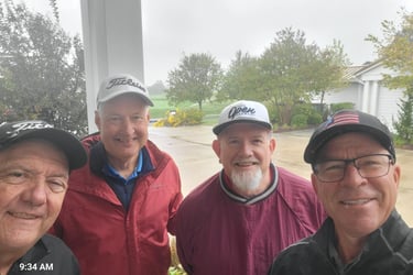 Jeff, Lindley, Jeff Paniati, Bob Rupert, Steve Clinger at Bear Trap Dunes