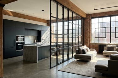 cerramiento metalico loft instalado en orihuela
