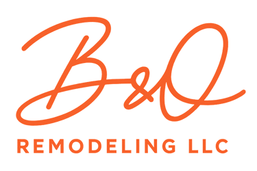 a logo for B&O Remodeling LLC