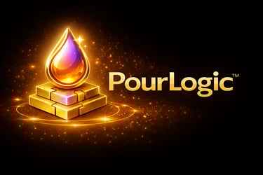 Pour Logic hospitality framework logo showing structured branding logic for venue businesses