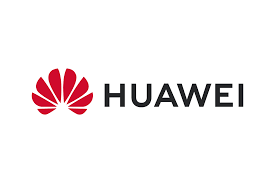 Official Huawei logo with red flower icon and black text on a white background.