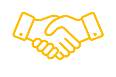 two people shaking hands for an agreement for flexible skip bin hire service