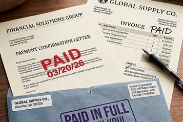 A/ P and A/R Tracked and Paid