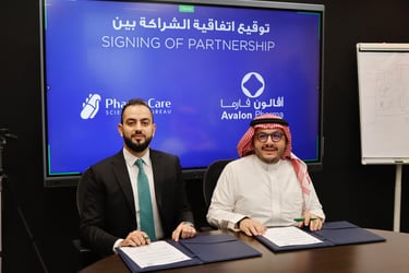 Avalon Pharma Iraq partnership signing event