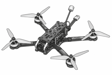 FPV dronas