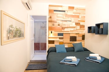 Studio Paolina 2 Double bed +A/C + private bathroom