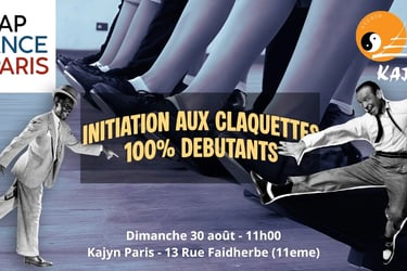 stage d'initiation aux claquettes débutants - bill Robinson & Fred Astaire