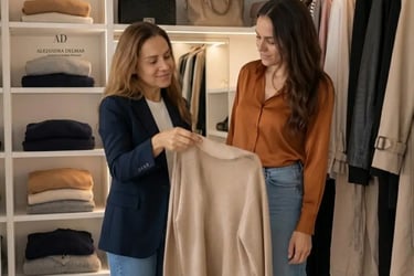 Asesoramiento de imagen y estilo personal para construir un guardarropa funcional y auténtico
