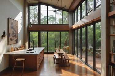 Bright living room with modern inventory