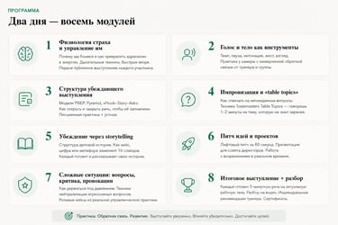 публичные выступления для менеджеров