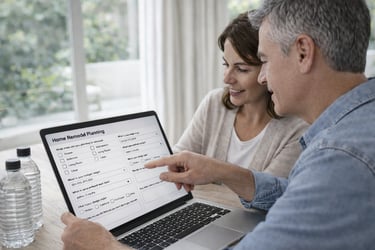 Homeowner creating scope of work for remodel using RenoPLNR ScopeBLDR tool