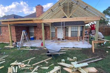 Kitchen and interior remodeling work with updated layout and finishes