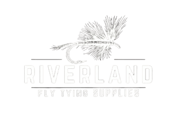 Riverland Fly Tying Supplies logo on black header