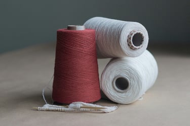 Worsted yarn manufacturer India — 2-ply premium wool yarn TIRUPATI