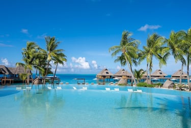 Conrad Resort Bora Bora main pool