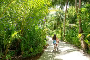 Niyama Maldives island bike