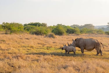 Solio Lodge Kenya rhinos