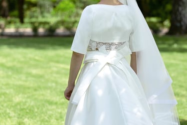 Tenue de mariage Blanc Muguet
