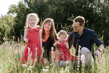 Photo de famille en plein air