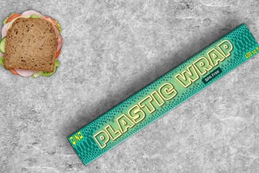 Plastic wrap packaging