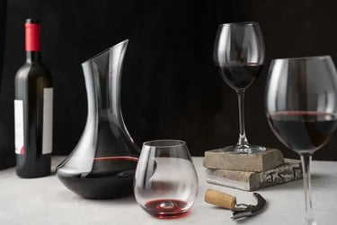 Peser avec des verres