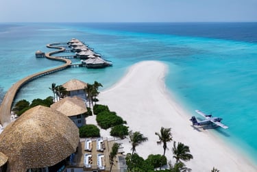 soneva secret seplane arrival