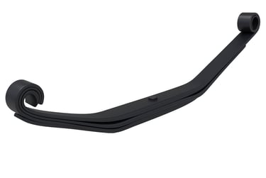 a black metal handlebarbk on a white background