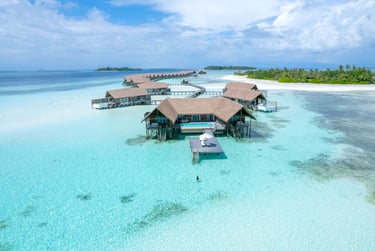 COMO Cocoa Island Maldives arial view