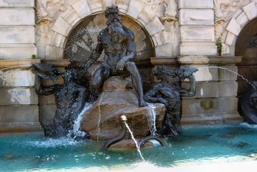 Court of Neptune Fountain, Roland Hinton Perry
