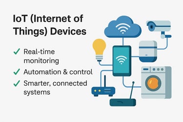 Smart IoT devices for connected technology solutions