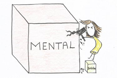 Etat de déséquilibre entre mental et intuition