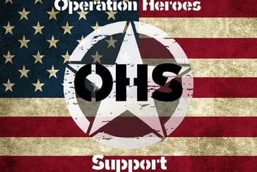 a picture of a military service member with the words operation on it