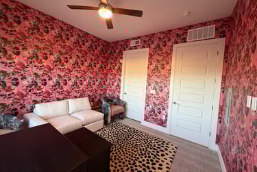 Wallpaper installation project in Phoenix, AZ
