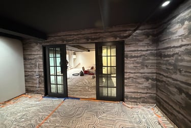 Wallpaper installation project in Phoenix, AZ