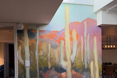 Wallpaper installation project in Surprise, AZ