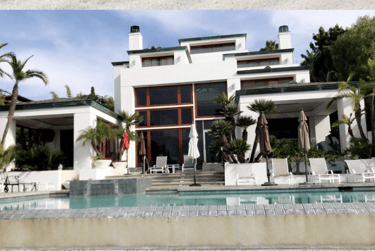 Newly painted exterior of home
