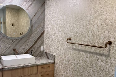 Wallpaper installation project in Chandler, AZ