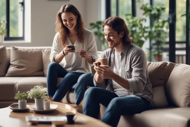 Bright living room with modern inventory