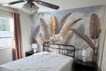 Wallpaper installation project in Tempe, AZ