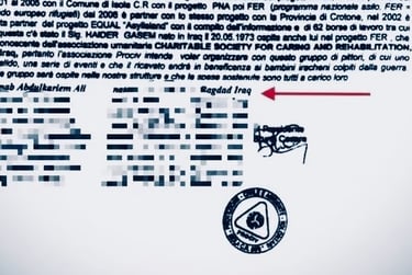 Crotone,Italia,Rome,Crotone,zainab abdulkarim Oslo, Kunst,kunstverk,svindel,Fredrikstad-SV,salah Hassan al saadi, smugglers