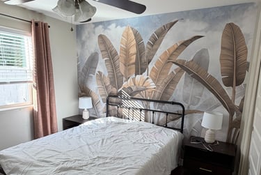 Wallpaper installation project in Gilbert, AZ
