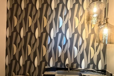 Wallpaper installation project in Mesa, AZ