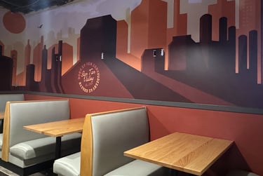 Wallpaper installation project in Tempe, AZ