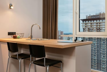 HotelArt: Μίνιμαλ Πάγκος Κουζίνας Δωματίου - Ξενοδοχειακός Εξοπλισμός Έπιπλα Μίνιμαλ