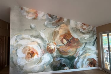 Wallpaper installation project in Chandler, AZ