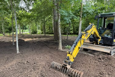 juodzemio lyginimas, sklypo lyginimas, reljefo lyginimas