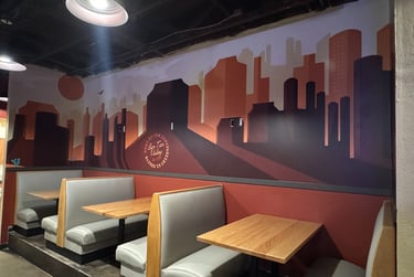 Wallpaper installation project in Gilbert, AZ