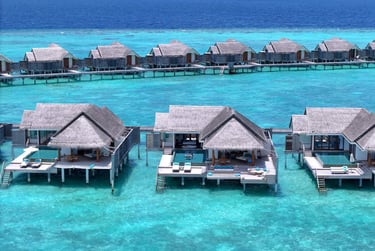 Anantara Kihavah Maldives overwater villas