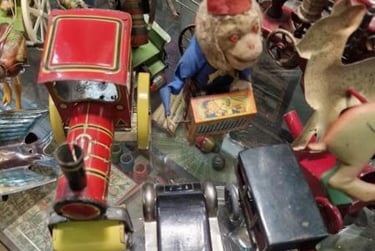 Juguetes antiguos en Barcelona